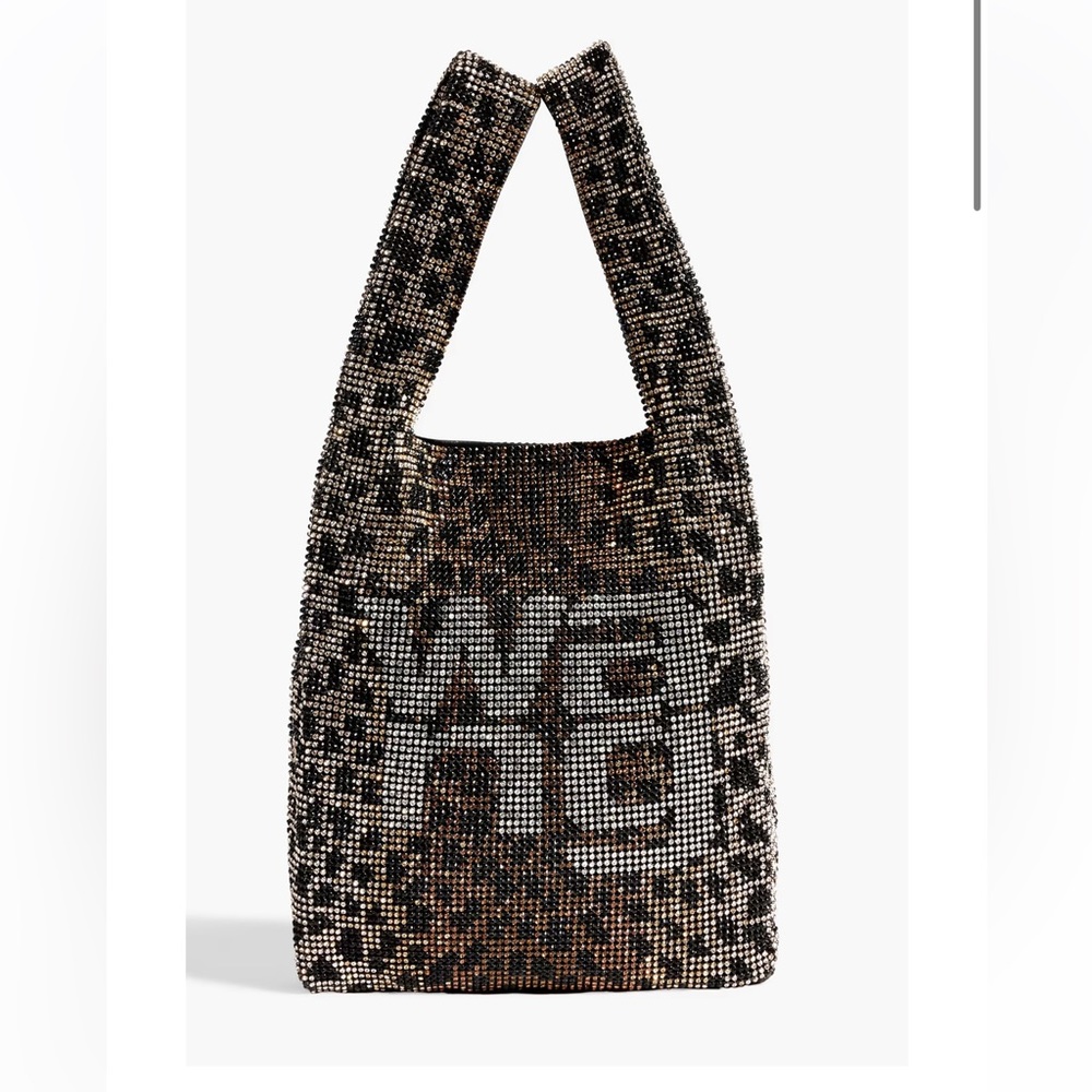 NWT Alexander Wang Wangloc mini crystal-embellished leather tote
